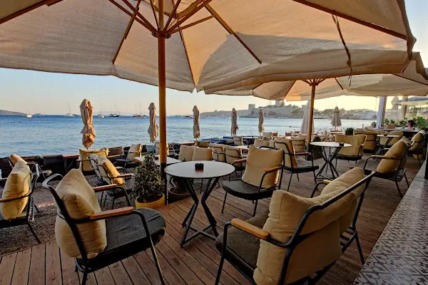 Cool beach cafe