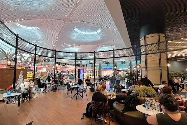 Cups & Clouds Coffee IGA Arrivals Floor
