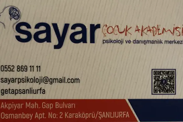 Sayar psikoloji ve danışmanlık merkezi