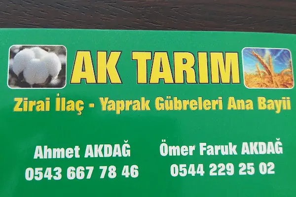 AK TARIM ZIRAI ILAÇ BAYİİ