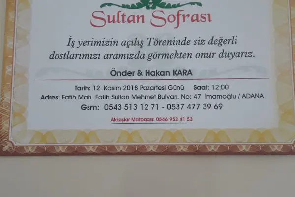 Sultan Sofrası