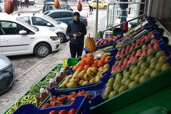 Patlıcan meyve ve sebze pazarı